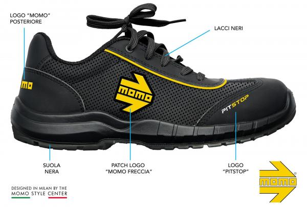 MOMO SHOES MECH. PIT STOP black size 39